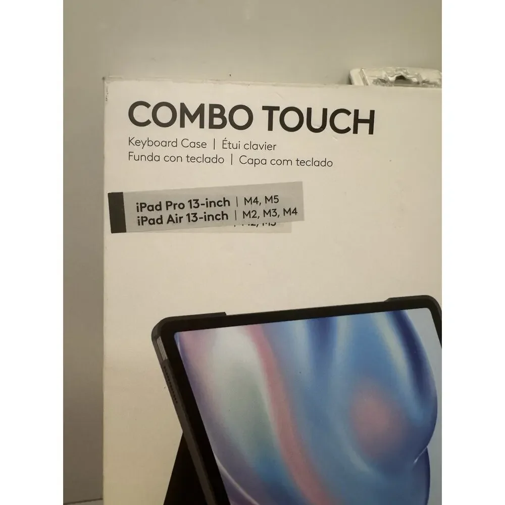 Logitech Combo Touch iPad Pro 13-inch (M4 & M5)(2024 & 2025) Keyboard Case